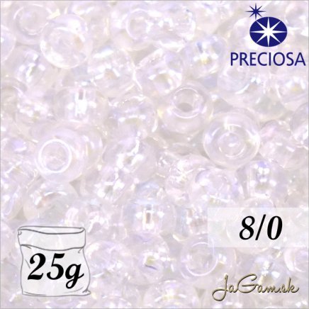 Rokajl Preciosa 8/0 Priehľadná č.00050-25g (PR08001)